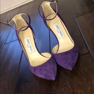Jimmy Choo Purple Lucy 100 Pumps. NWT!!